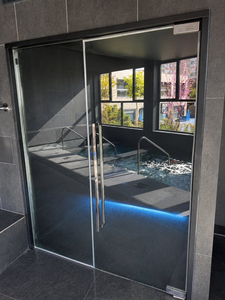 Club Esportiu Laietà 9 Baño de vapor en acero inox. Myrtha Wellness del Club Esportiu Laietà